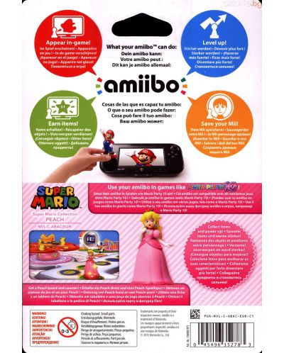 Figura Nintendo amiibo - Peach [Super Mario] - 7